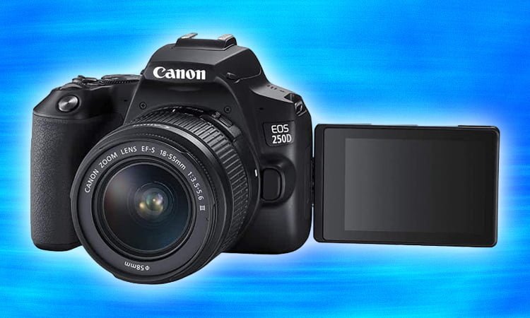 Canon EOS 250D pantalla abatible