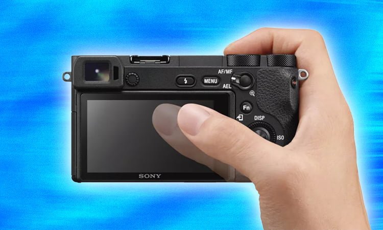 Pantalla táctil de la Sony Alpha 6500