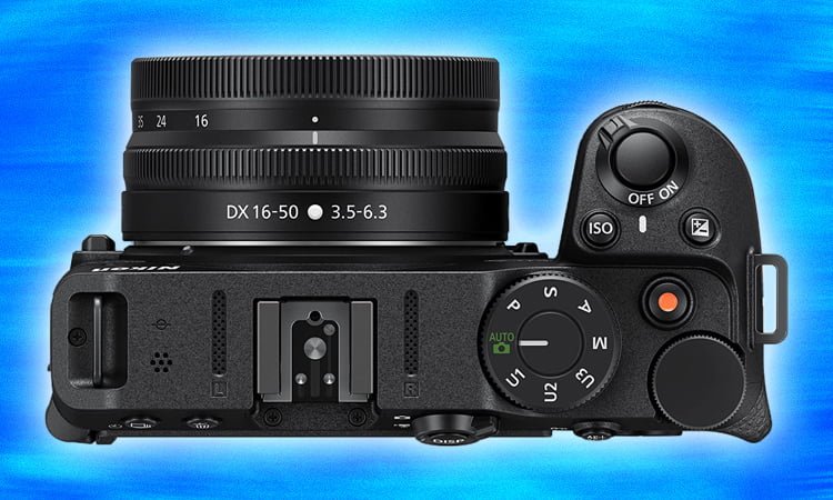 Nikon Z30 Review 20 Vista superior de la Nikon Z30