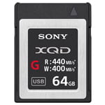 XQD Sony QDG64E/J Memoria Flash 440 MB/s